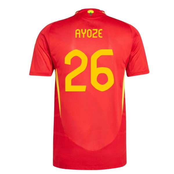 2024-2025 Spain Authentic Home Shirt (Ayoze 26)-PitchVibe Kits